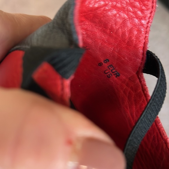 Arche red and black size 8 ballerina flats - Picture 7 of 7